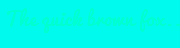 Image with Font Color 00FFD0 and Background Color 00FAED